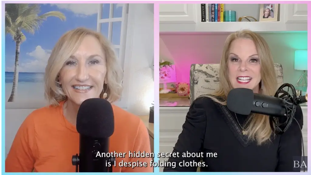 Beckie Kullberg and Angie Strader Podcast YouTube scene