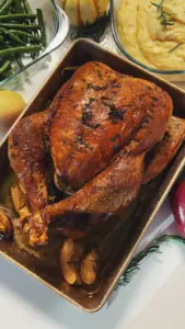 Golden Brown Roasted Turkey